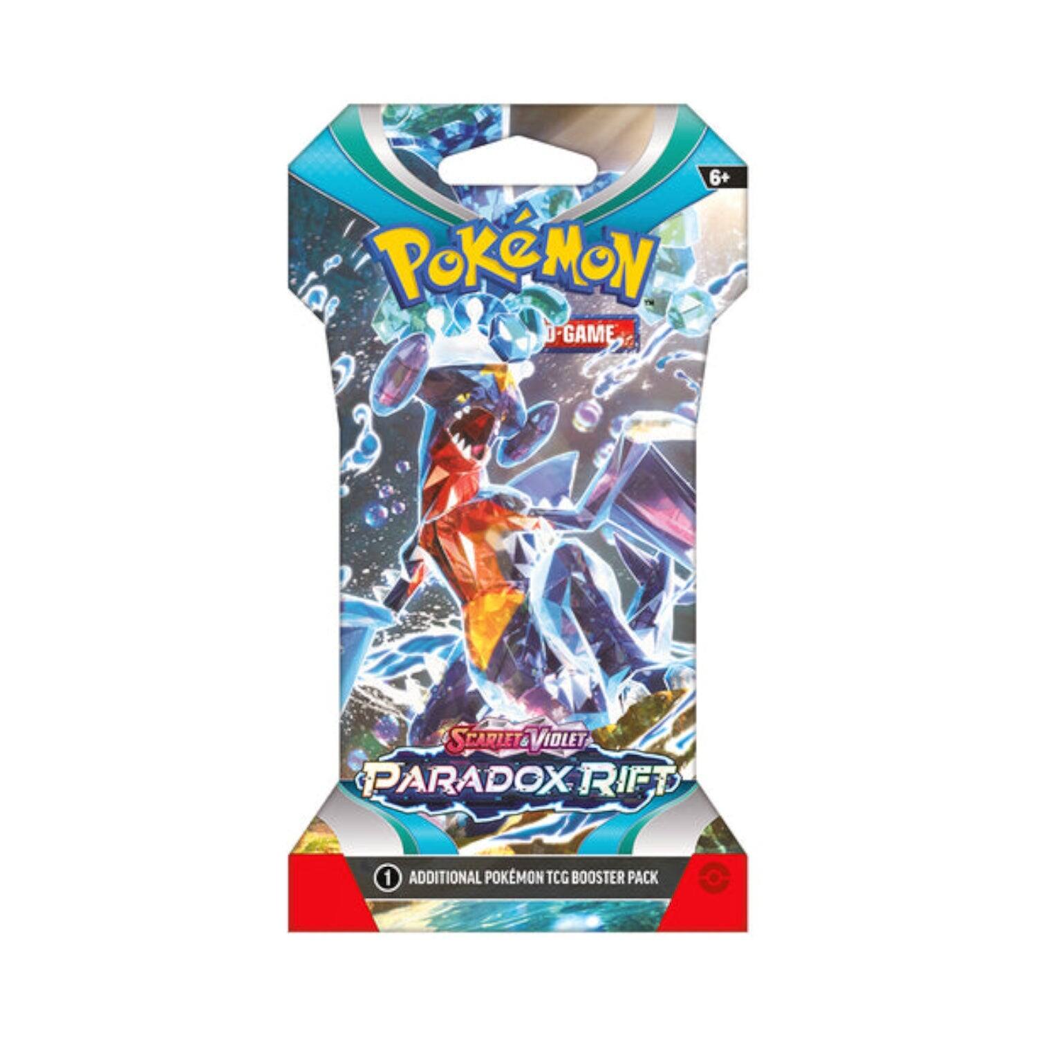 6+ Pokémon D-GAME, Scarlet Violet Paradox Rift 1 Additional Pokémon TCG Booster Pack