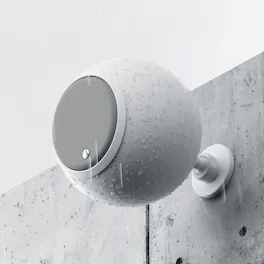 Gallo Acoustics - A’Diva Habitat 5" IP66 Weatherproof Outdoor Spherical Speaker – Single - White