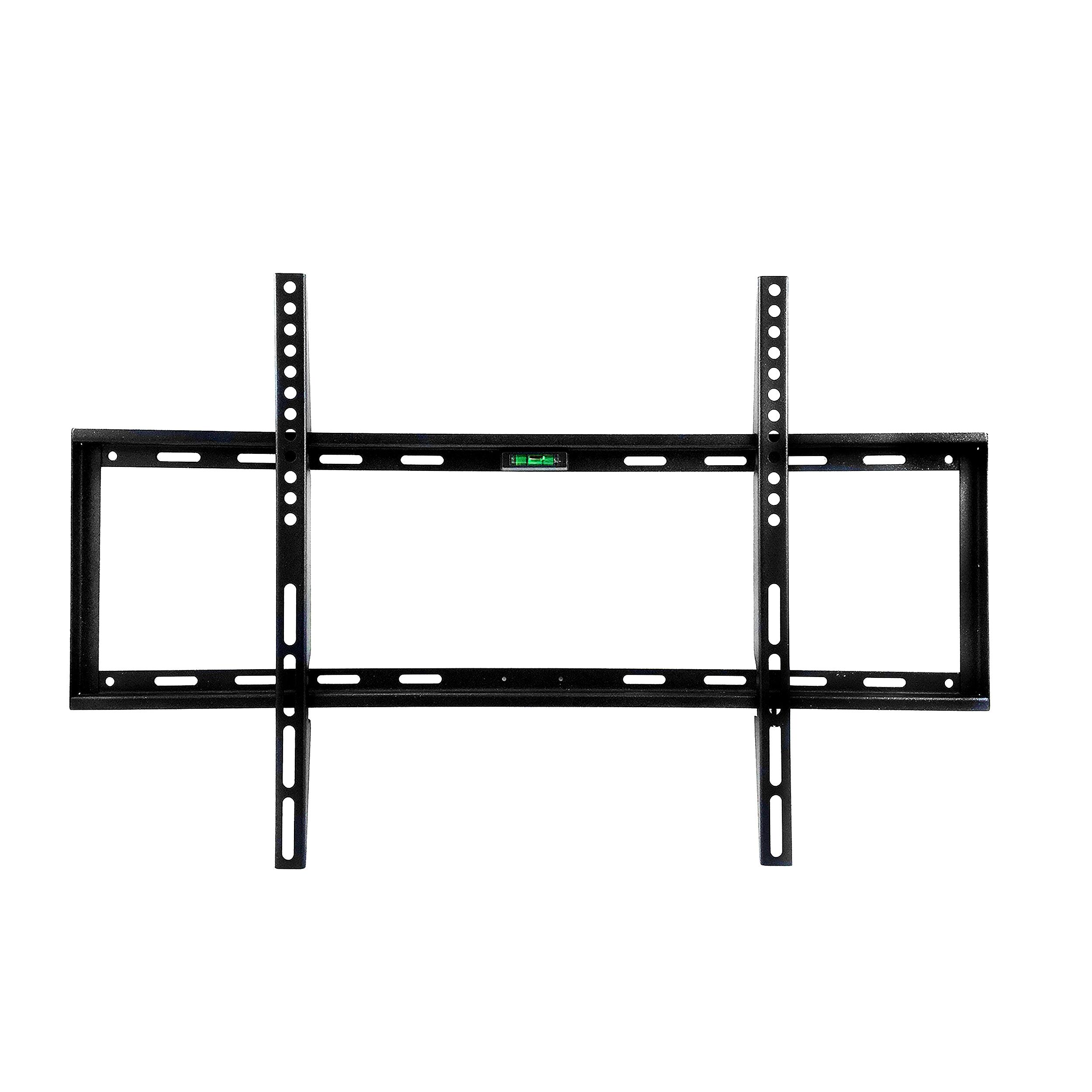 Alt View 4. MegaMounts - MegaMounts Smooth Black Matt Finish Fixed Television Mount for 26 - 55 Inch Plasma/LCD/LED Televisions - Black.