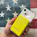 Alt View 14. RapidX - Boosta 5k mAh 7.5W Magnetic Wireless Portable Charger for iPhone 12, 13 & 14 - Yellow.