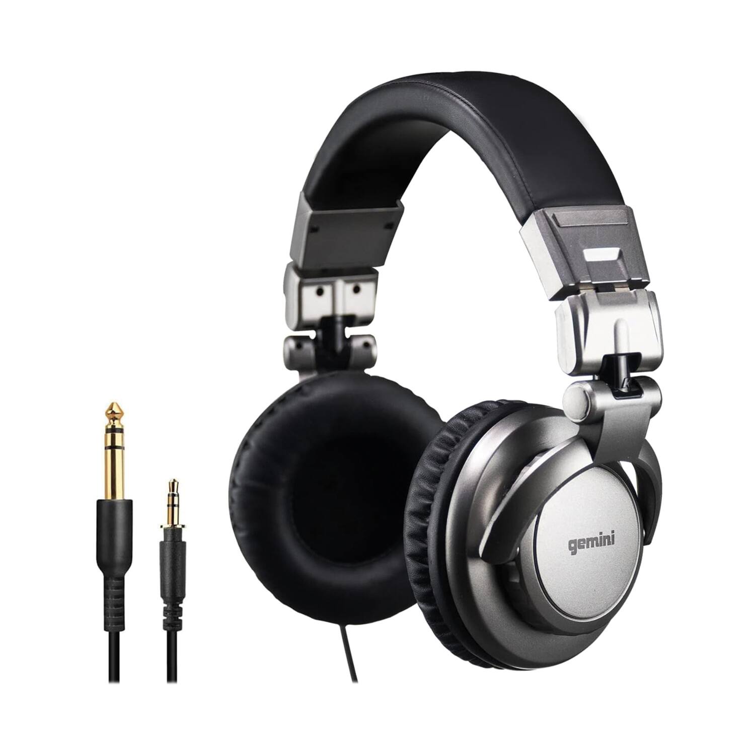 Gemini - Djx-500 Over-the-ear Professional Dj Headphones, And Black, Djx-500 - Silver