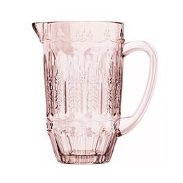 Jay Import - Vintage Glass Pitcher 43.9 OZ - Pink