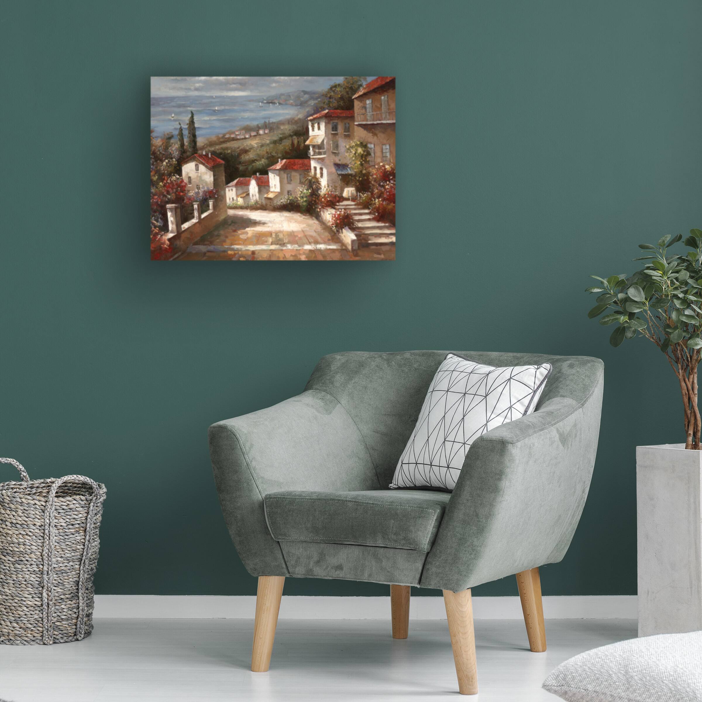 Back. Trademark Fine Art - Joval Home in Tuscany Canvas Art - Multicolor.