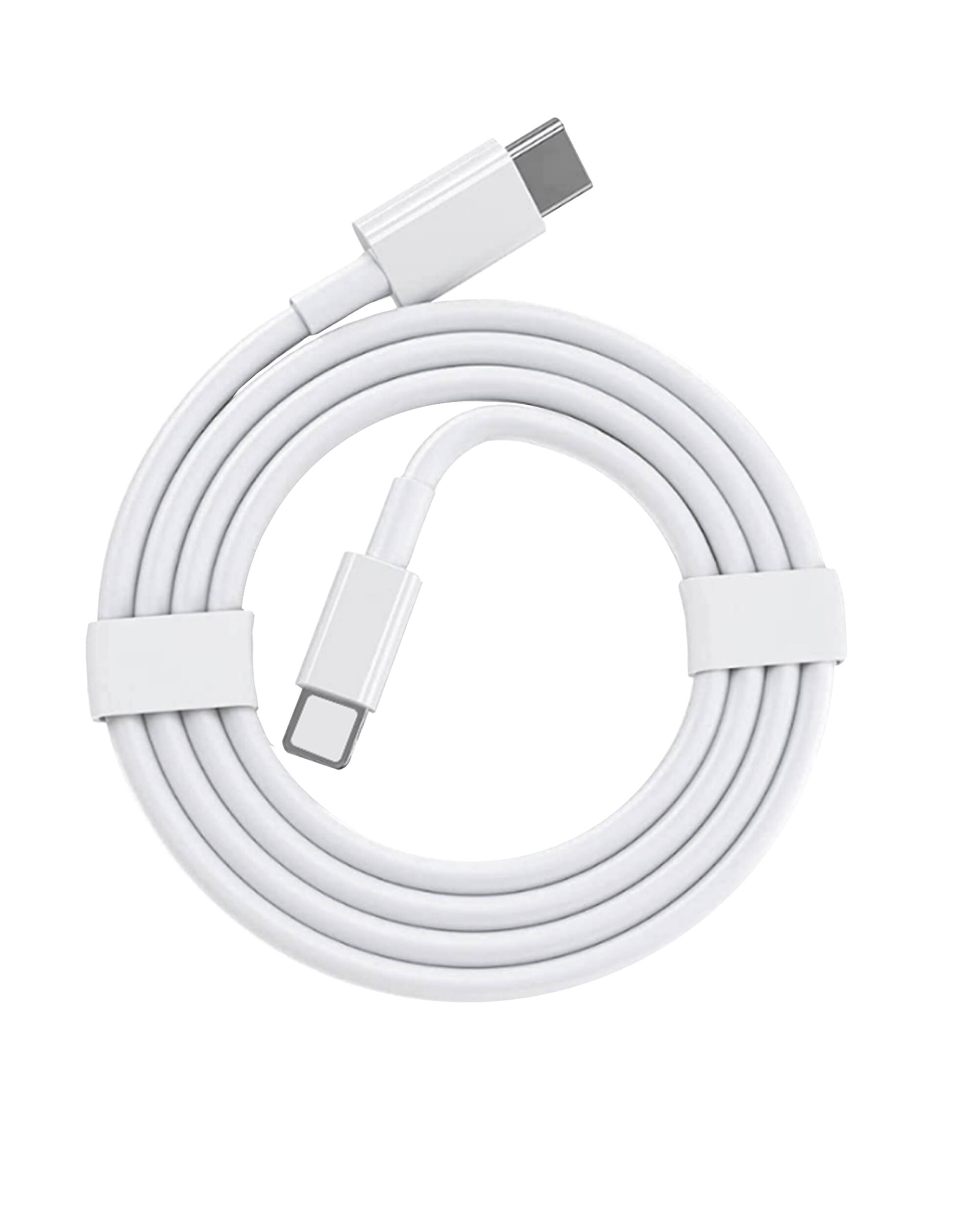 Alt View 2. MobileSentrix - 3 ft (1 m) USB-C to Lightning Cable Compatible For iPhone / iPad - OEM - White.
