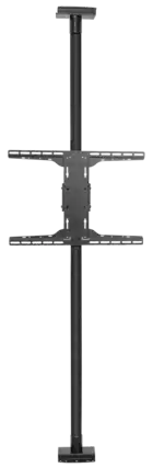 Front. Peerless-AV - Modular Series Tilting Floor-to-Ceiling TV Mount for Most 32" - 60" Flat-Panel TVs - Black.