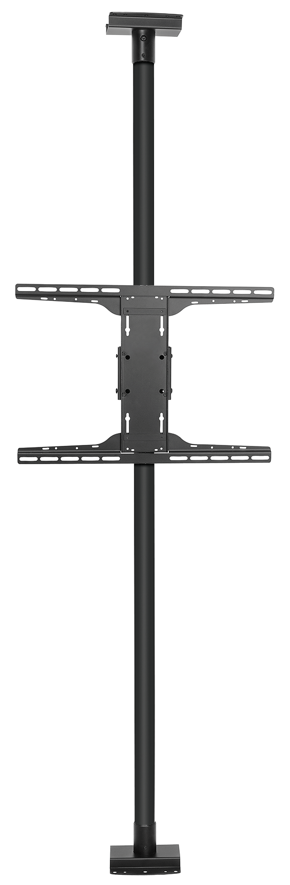 Front. Peerless-AV - Modular Series Tilting Floor-to-Ceiling TV Mount for Most 32" - 60" Flat-Panel TVs - Black.