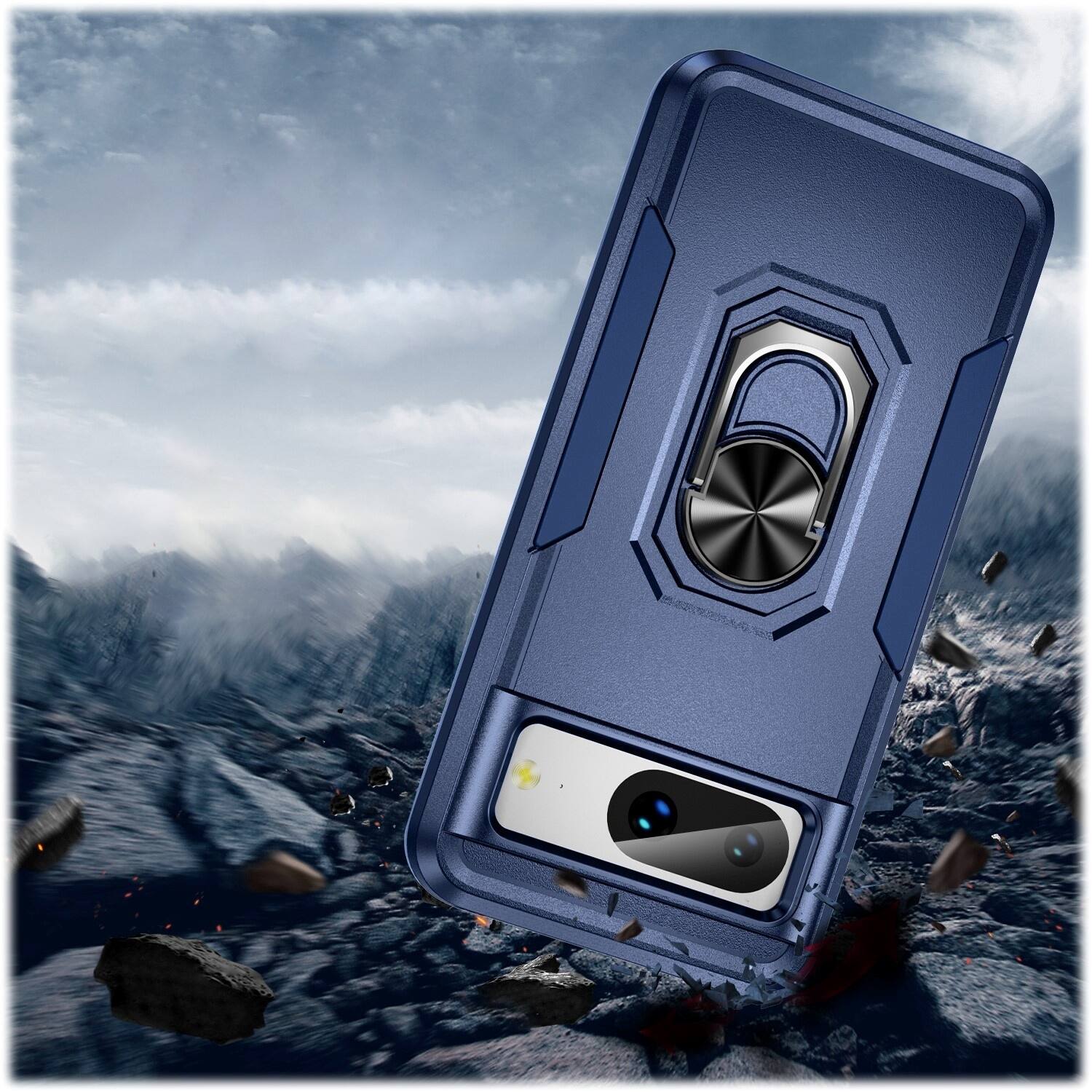 Alt View 15. SaharaCase - Military Kickstand Series Case for Google Pixel 8 - Blue.