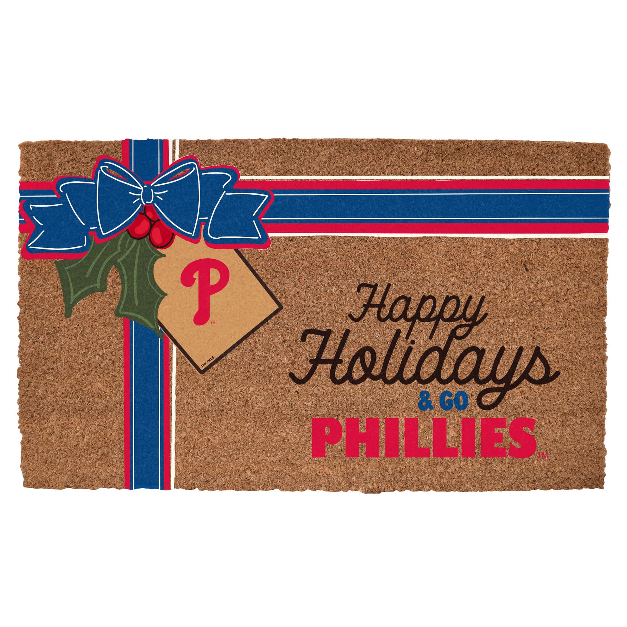 The Memory Company - 20" x 30" Holiday Gift Wrap Coir Door Mat - Multicolor