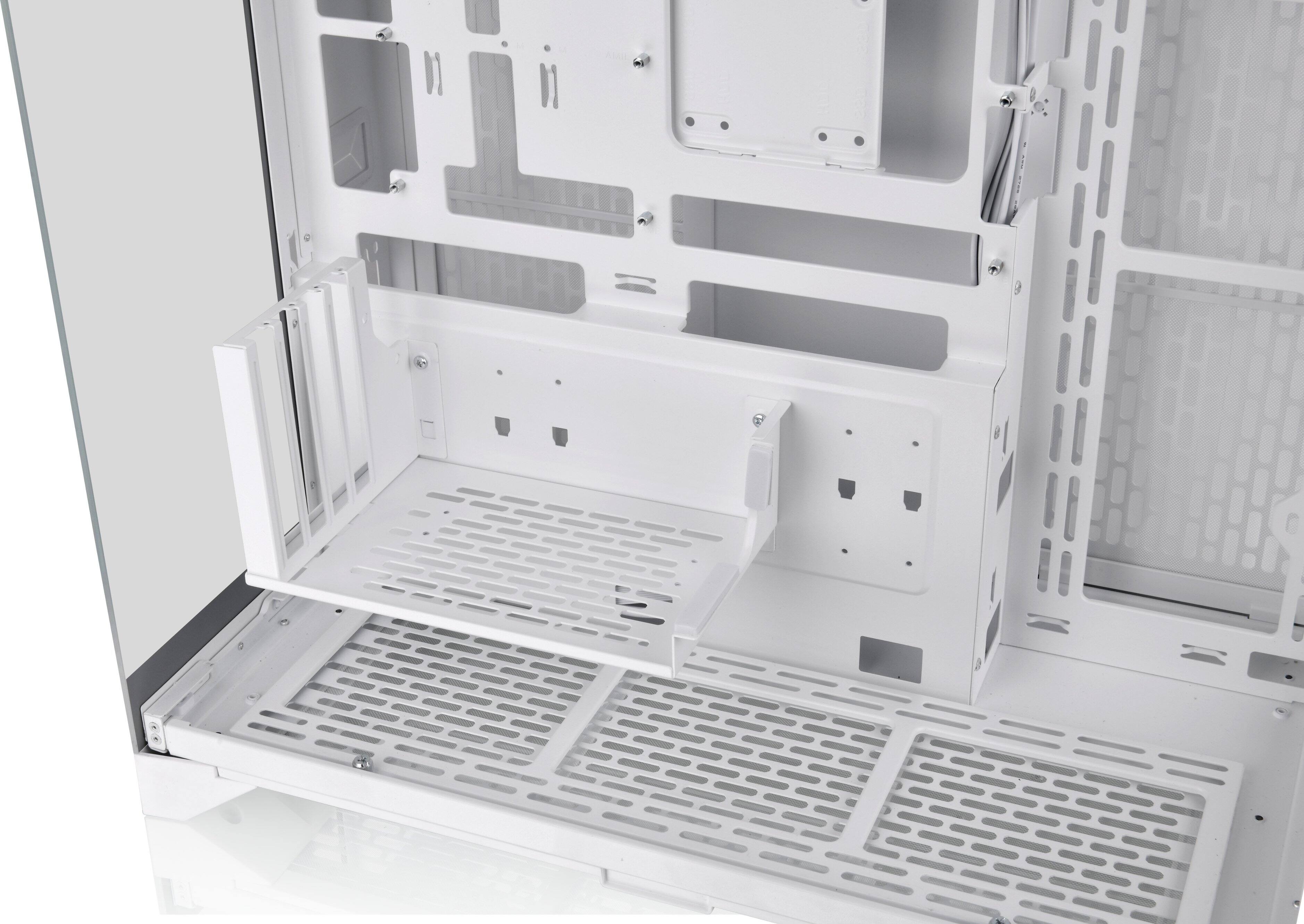 Alt View 26. Thermaltake - CTE E550 TG Mid Tower ATX PC Case - Snow.