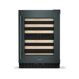 KitchenAid - 46-Bottle Wine Cellar with Full-Extension Wood-Front Racks - Juniper