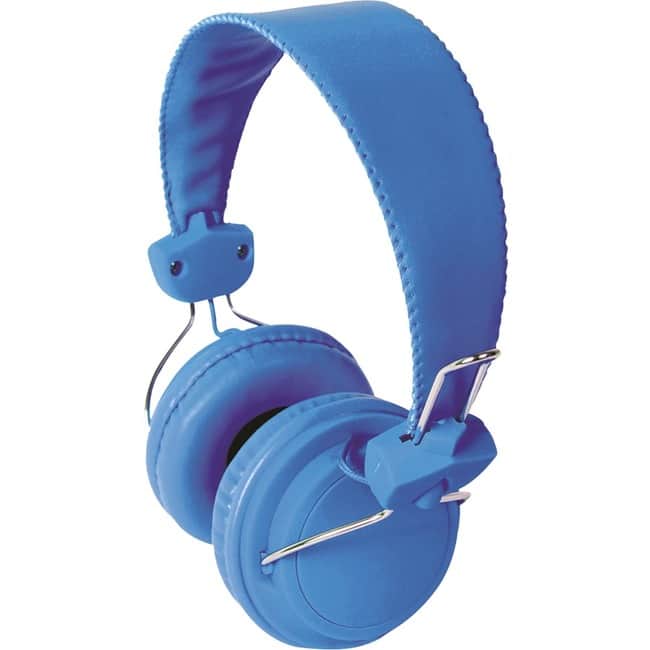 HamiltonBuhl - Hamilton Buhl Headset with In Line Microphone Blue - Stereo - Mini-phone (3.5mm) - Wired - 20 Hz to 20 kHz - Red