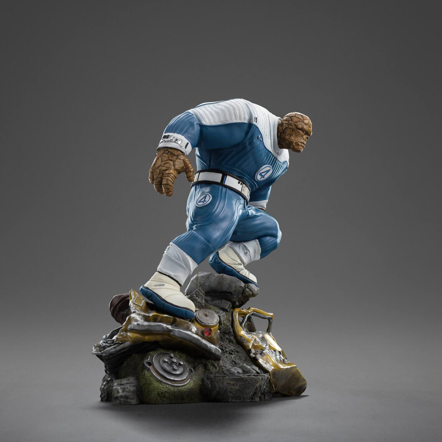 Alt View 2. Iron Studios - Iron Studios - The Fantastic Four: First Steps - Art Scale 1/10 - The Thing Statue   - Collectibles - Multicolor.