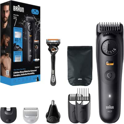 Braun Series 7 All in one 7530 Electric Shaver Trimmer Matte Black Braun Series 7 All in one 7530 Electric Shaver Trimmer Matte Black