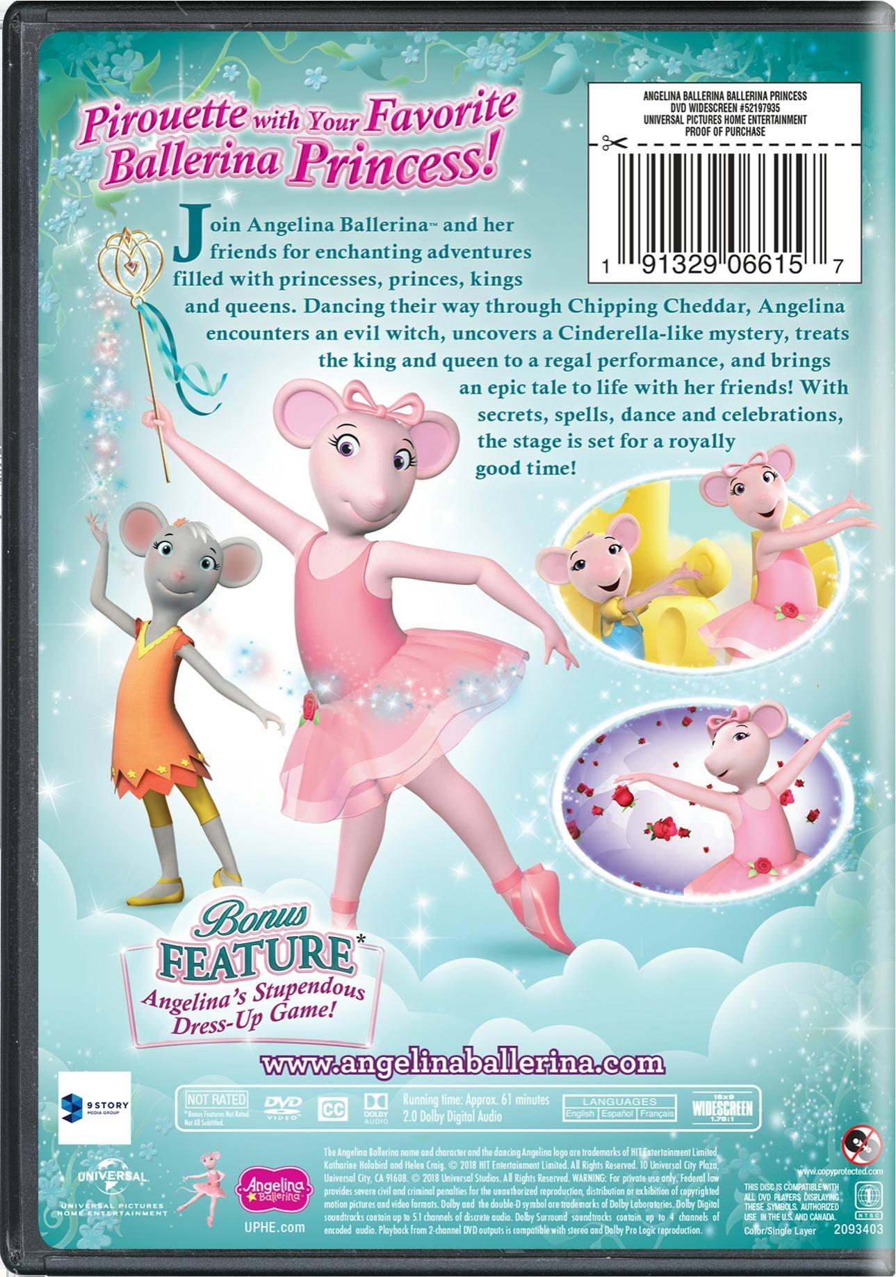 Angle. Angelina Ballerina: Ballerina Princess [DVD].