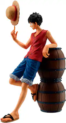 Front. Bandai - Monkey D. Luffy - Road to King of the Pirates - One Piece - Masterlise Ichibansho 7.9" Figure.