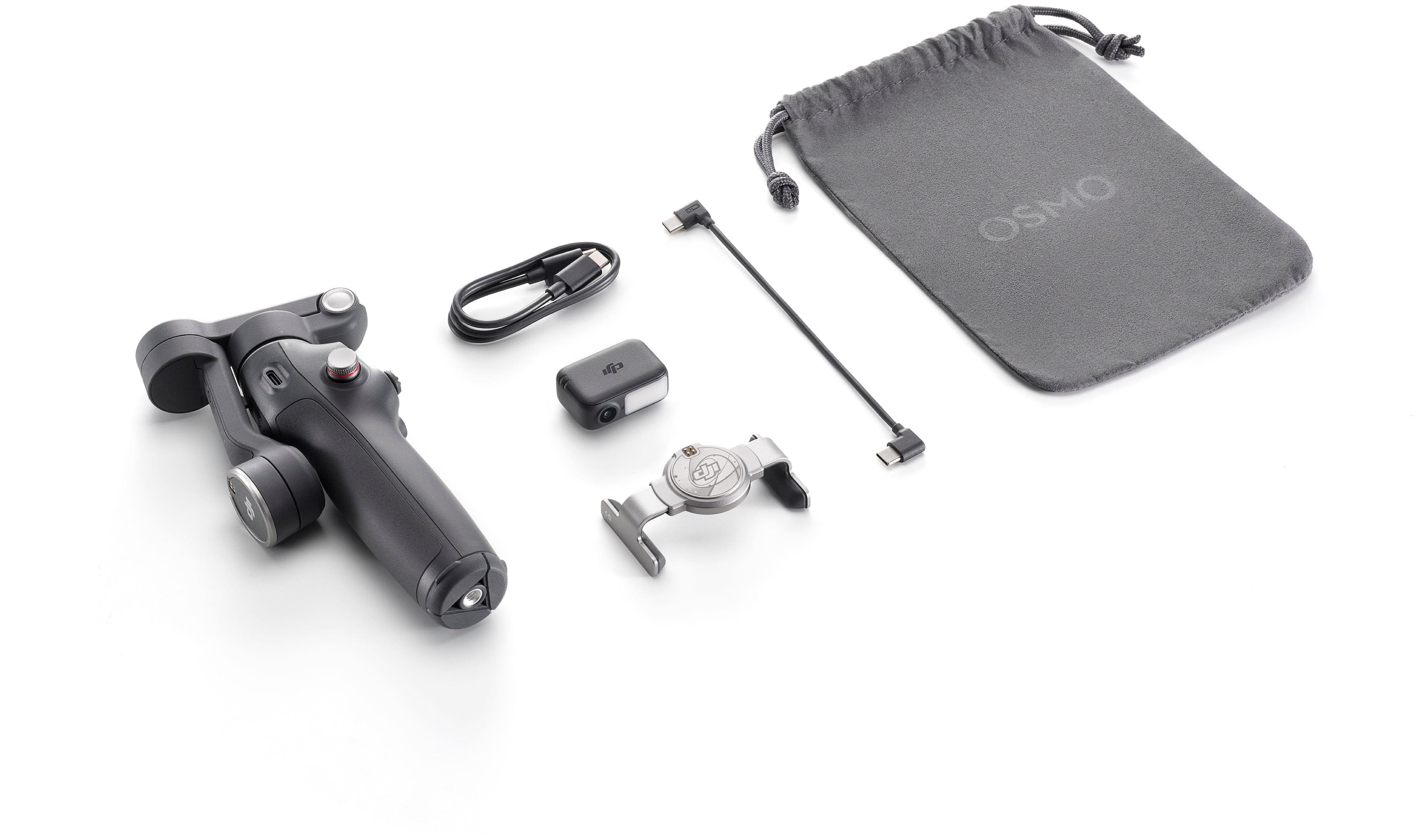 Back. DJI - Osmo Mobile 7P Smartphone 3-Axis Gimbal Stabilizer - Gray.