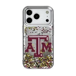 Keyscaper - NCAA - Texas A&M Aggies iPhone Glitter Confetti Design Case - 15 - Multicolor