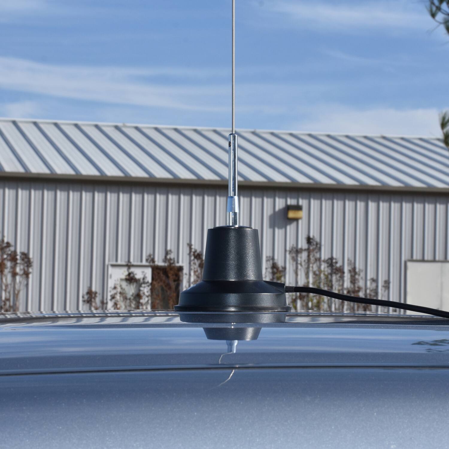 Alt View 2. Tram - Tram Tram 3500 3,500-watt 26 Mhz To 30 Mhz Heavy-duty Trucker Cb Magnet Antenna Kit - Silver.