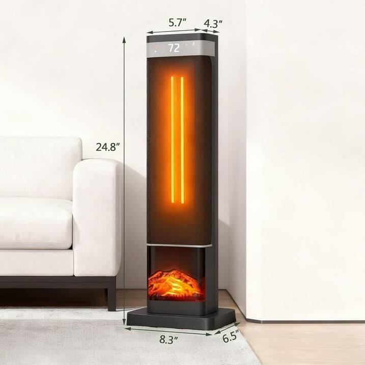 5.7" 4.3" 72 24.8" 8.3" 6.5"