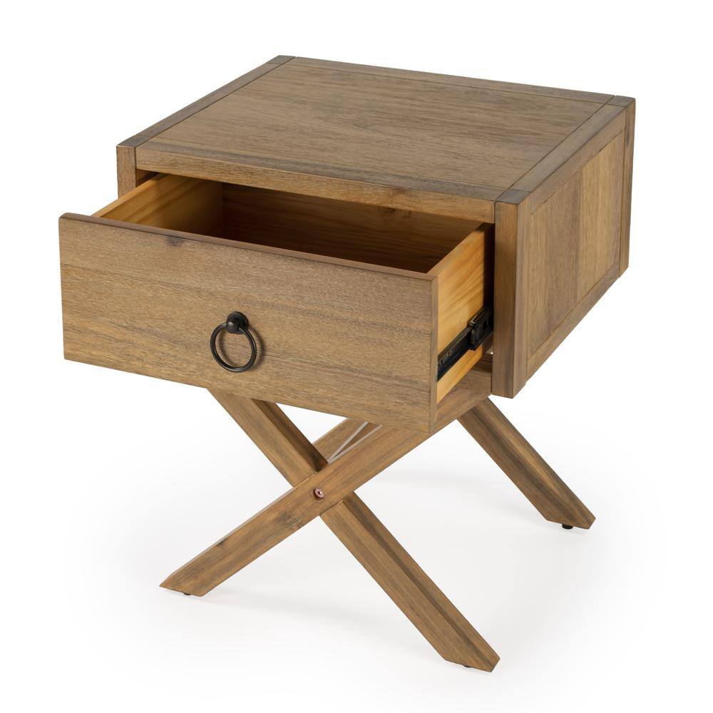 Alt View 2. Butler Specialty - Lark Natural Wood End Table - Light Brown.