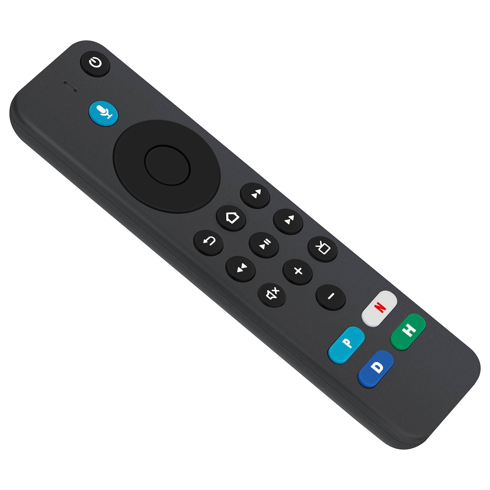 Left. VINABTY - New L5B83G Replaced Remote Fits for fireTV Stick (2nd Gen, 3rd Gen, Lite, 4K), Fi reTV Cube (1st Gen & 2nd Gen) - Black.