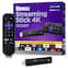 Roku - Streaming Stick 4K - HDR & Dolby Vision Streaming Device for TV with Voice Remote & Long-Range Wi-Fi - Black