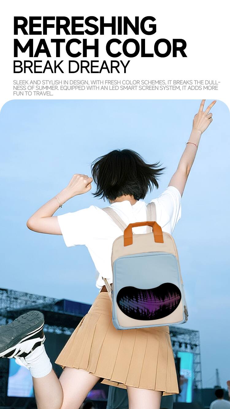 REFRESHING MATCH COLOR BREAK DREARY

SLEEK AND STYLISH IN DESIGN, WITH FRESH COLOR SCHEMES, IT BREAKS THE DULLNESS OF SUMMER. EQUIPPED WITH AN LED SMART SCREEN SYSTEM, IT ADDS MORE FUN TO TRAVEL.