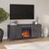 Alt View 35. Camden&Wells - Jasper Log Fireplace TV Stand for Most TVs up to 65" - Charcoal Gray.