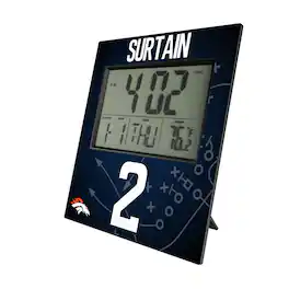 Keyscaper - Pat Surtain II Digital Desk & Wall Clock - Multicolor
