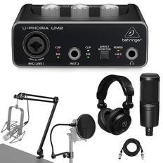 U-PHORIA UM2
behringer
CLIP
SIG
DIRECT MONITOR
POWER
+48 V
MIC/LINE 1
INST 2
HENYK MC PREAMP MIC/LINE 1
SIG
audio-technica