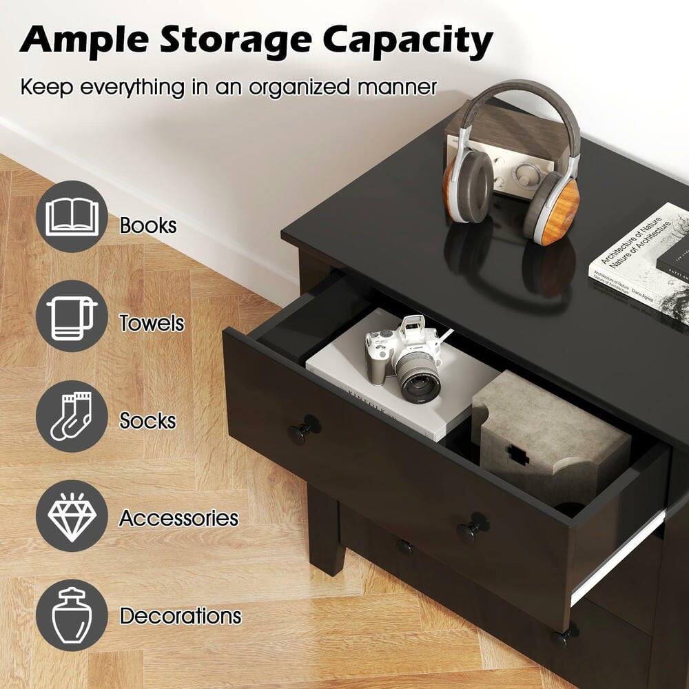 Ample Storage Capacity  
Keep everything in an organized manner

- Books
- Towels
- Socks
- Accessories
- Decorations