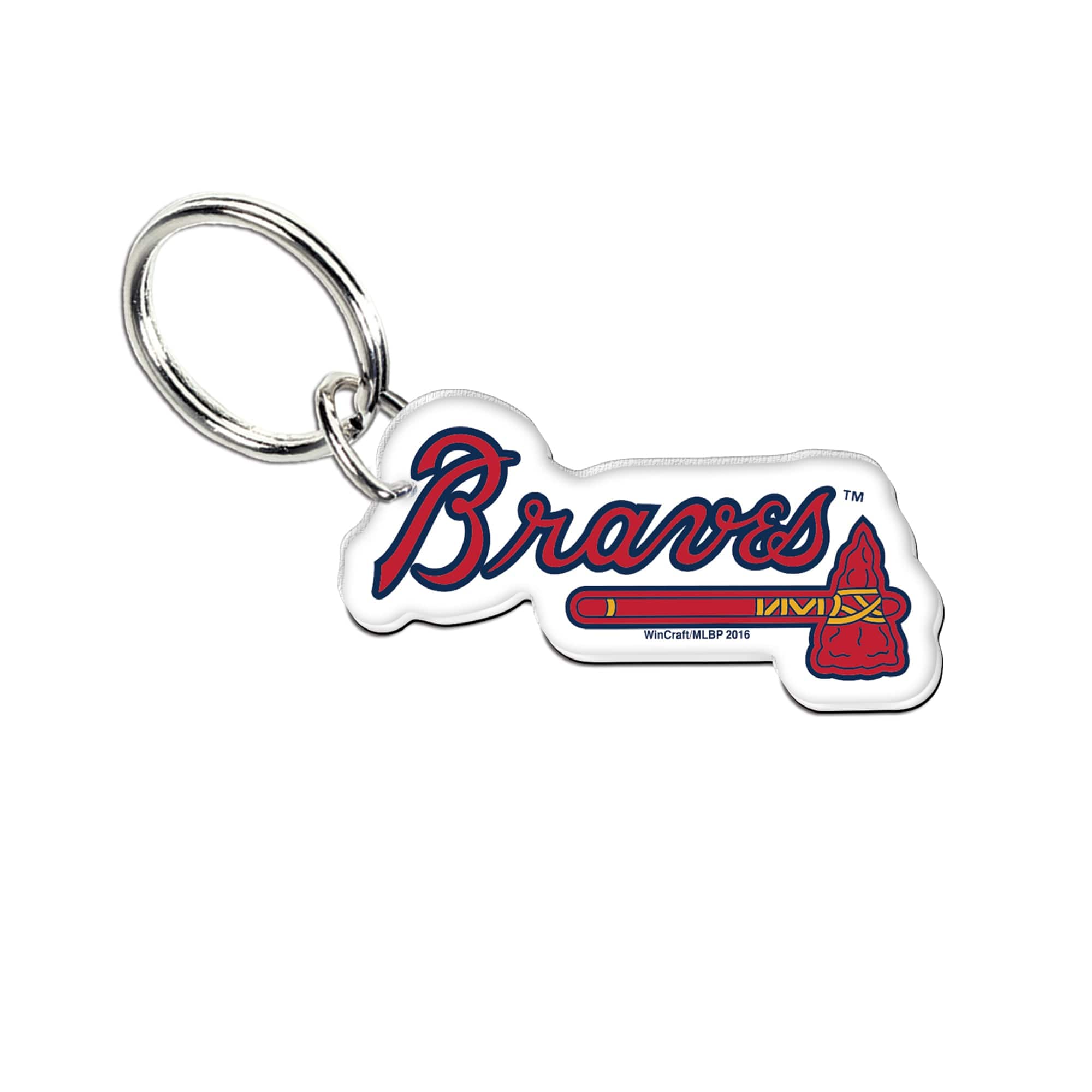 Photos - Wallet Atlanta WinCraft -  Braves Premium Acrylic Core Key Ring - Multicolor 203427269 