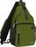Front. mosiso - Sling Bag Crossbody Shoulder Bag Travel Hiking Daypack Chest Bag with Front Square Pocket&USB Charging Port - Army Green.