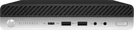 HP - Refurbished Excellent - EliteDesk 800 65W G4 Intel Core i5-8500 3 GHz 8 GB DDR4 256 GB SSD Intel UHD Graphics 630 Windows 11 Pro Desktop Mini - Black