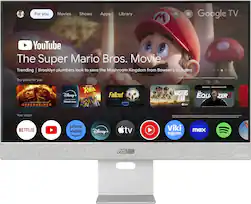 ASUS - ZenScreen 27" 4K IPS Smart Monitor with HDR (DisplayPort, HDMI, USB-C) - Silver - Front_Zoom