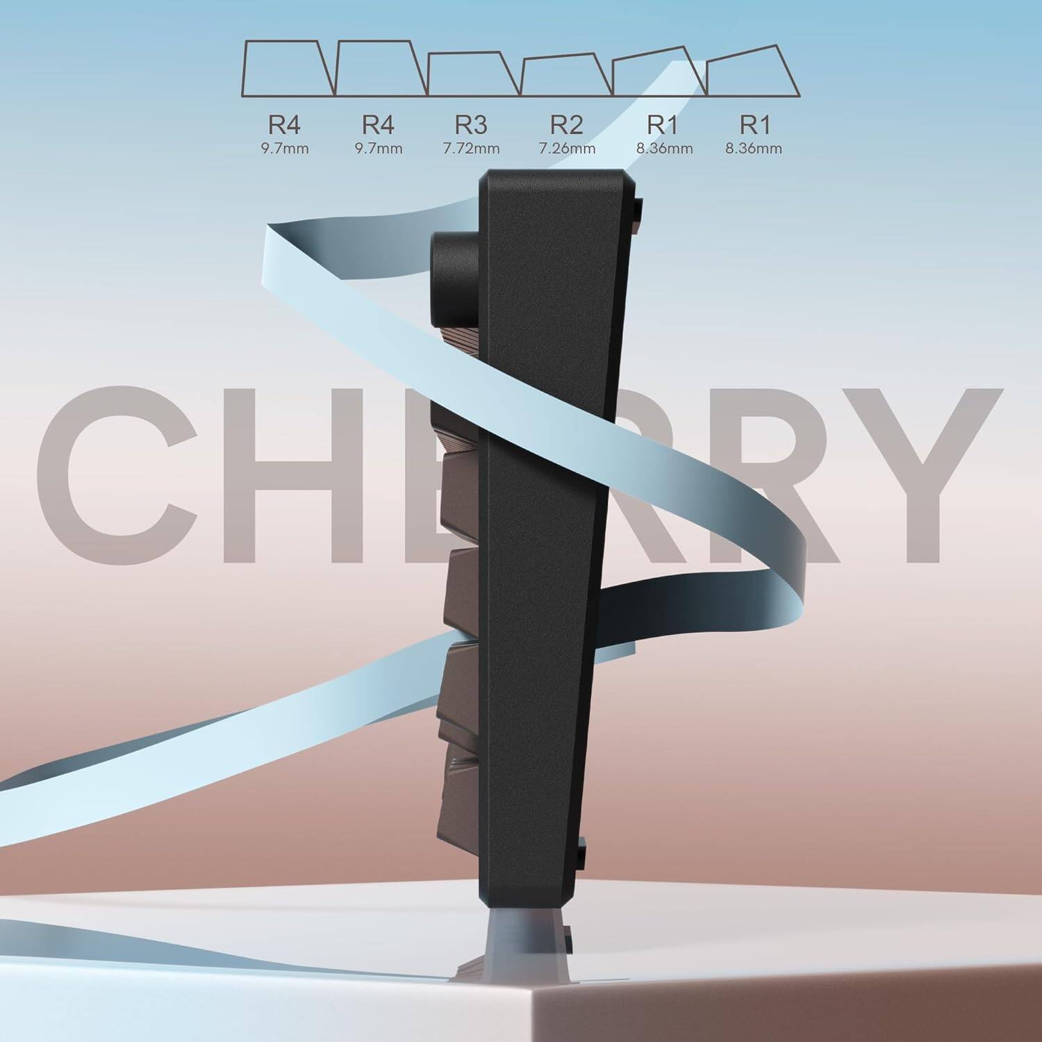 R4 9.7mm  
R4 9.7mm  
R3 7.72mm  
R2 7.26mm  
R1 8.36mm  
R1 8.36mm  

CHERRY