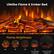 Lifelike Flame & Ember Bed
Flame Brightness
L4
L3
L2
L1
The Brightest Ember Bed
Flame Off with Heater On