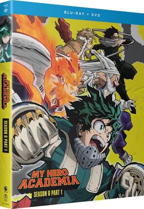 Front. My Hero Academia: Season 6 Part 1 (MHA) - BLU-RAY.