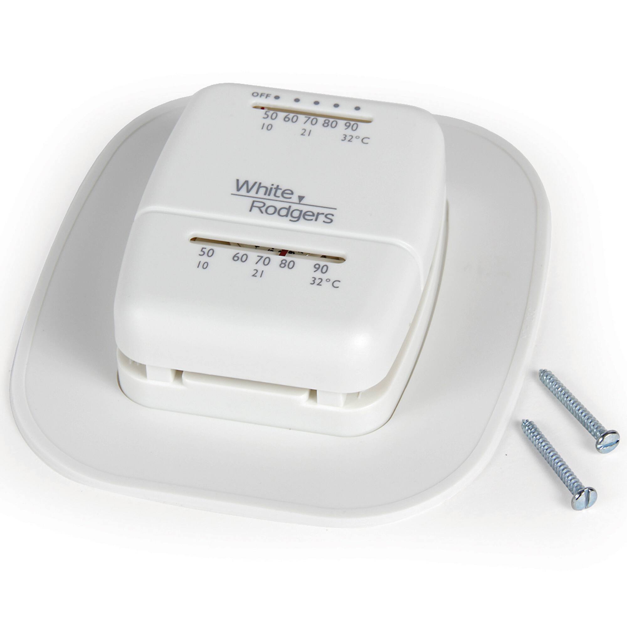 OFF 50 60 70 10 80 90 21 32°C White Rodgers 50 60 10 70 80 21 90 32°C