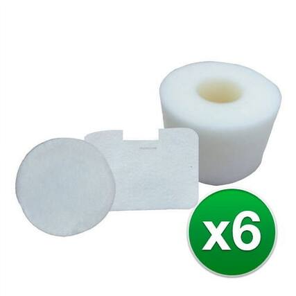 Front. EnviroCare - Vacuum Filters Part #F657 6 Pack.