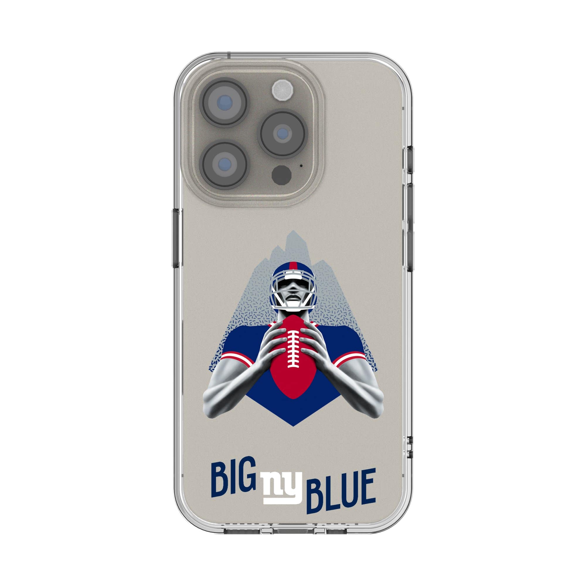 Keyscaper - NFL - New York Giants iPhone Clear Case - 15 Plus - Multicolor