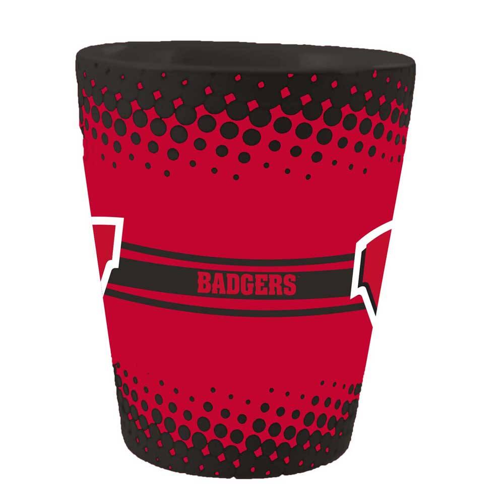 Alt View 1. The Memory Company - Wisconsin Badgers 2oz. Full Wrap Collectible Shot Glass - Multicolor.