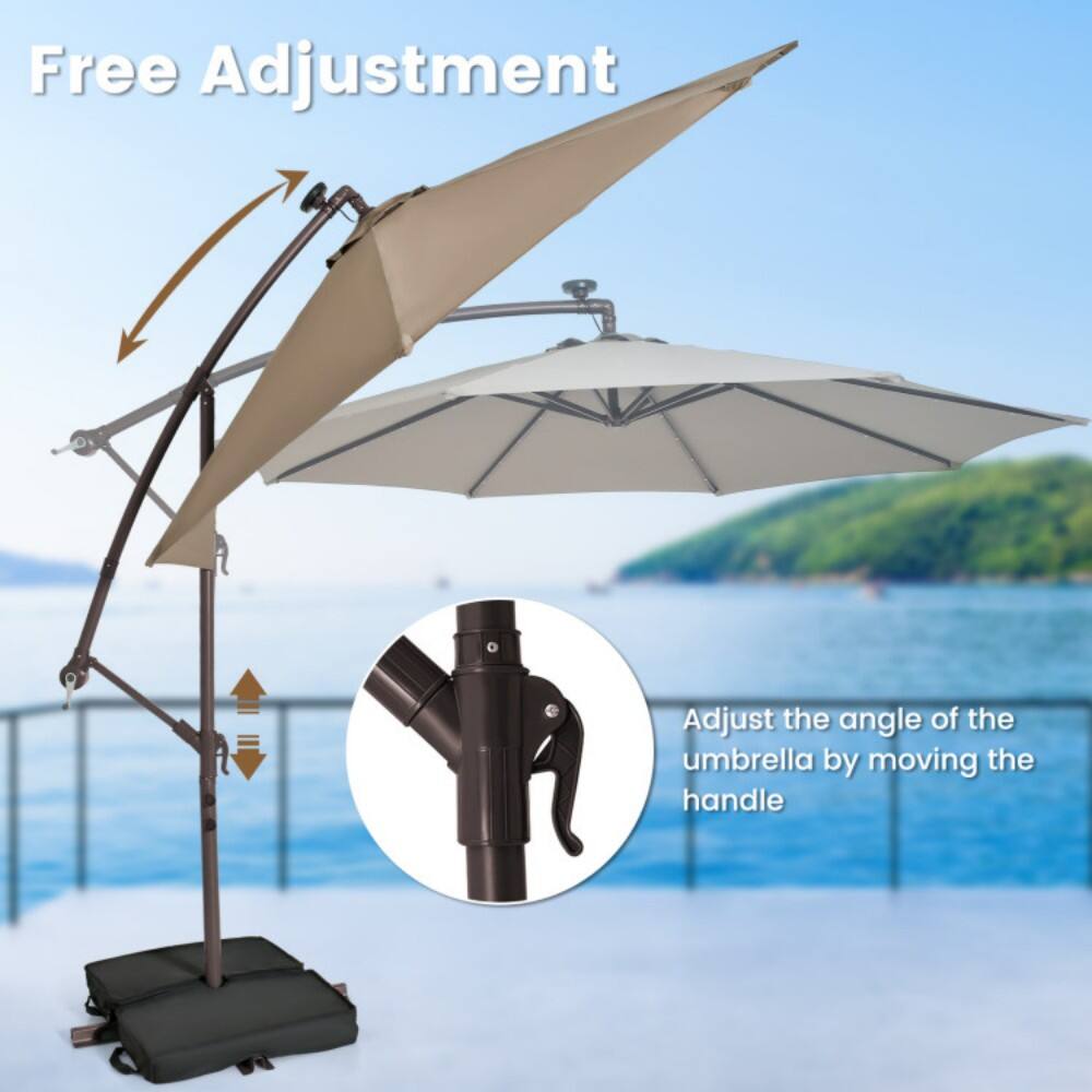 Free Adjustment

Adjust the angle of the umbrella by moving the handle