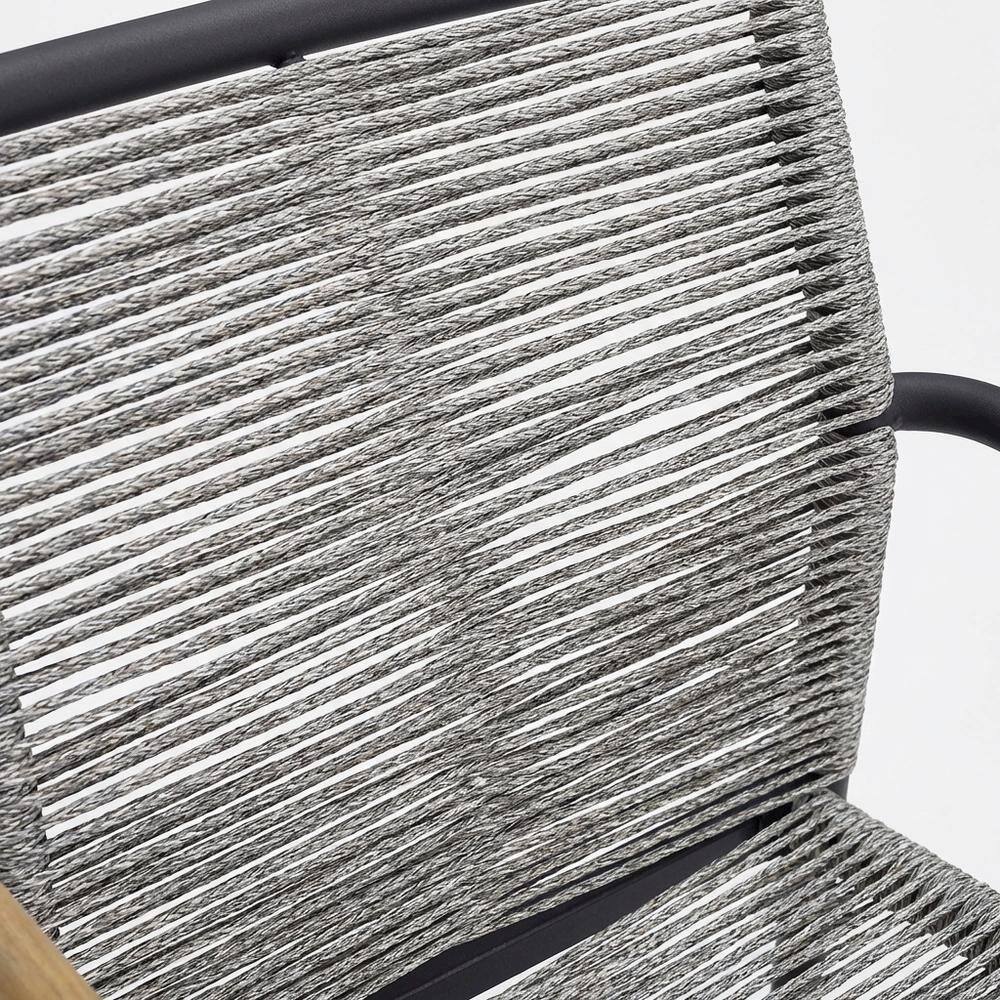Alt View 1. Outdoor Escape - Outdoor Patio Lounge Chairs Set Of 2 With Armrests And Supportive Backrests - Gray.