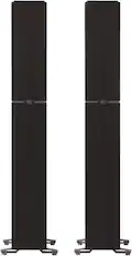 Front. Definitive Technology - Definitive Technology Dymension DM60 Tower Speaker, 4 BDSS Mid/Bass Woofers & Tweeter, 3XR with 8" Dual (Pair) Black - Black.