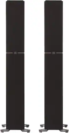 Front. Definitive Technology - Definitive Technology Dymension DM60 Tower Speaker, 4 BDSS Mid/Bass Woofers & Tweeter, 3XR with 8" Dual (Pair) Black - Black.