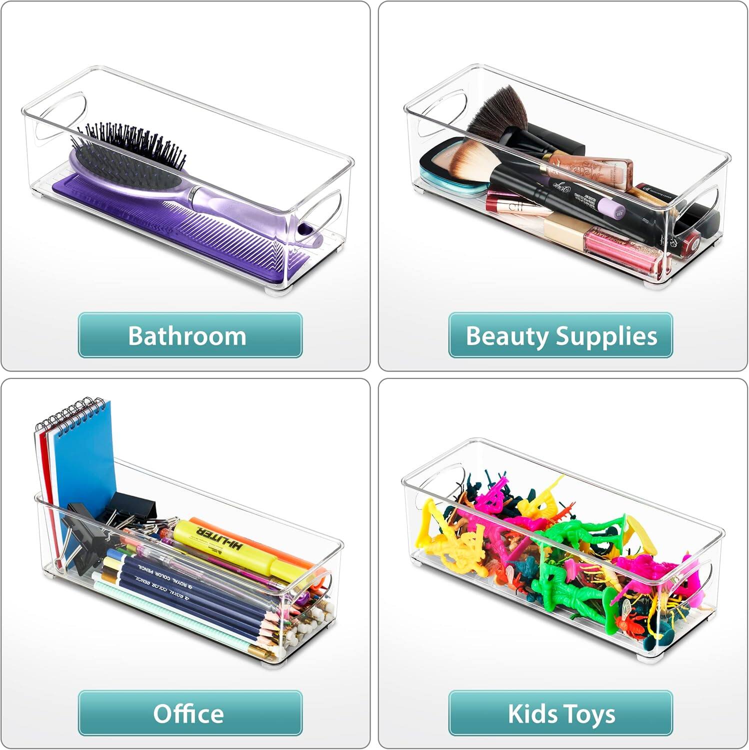 Bathroom  
Beauty Supplies  
Office  
Kids Toys