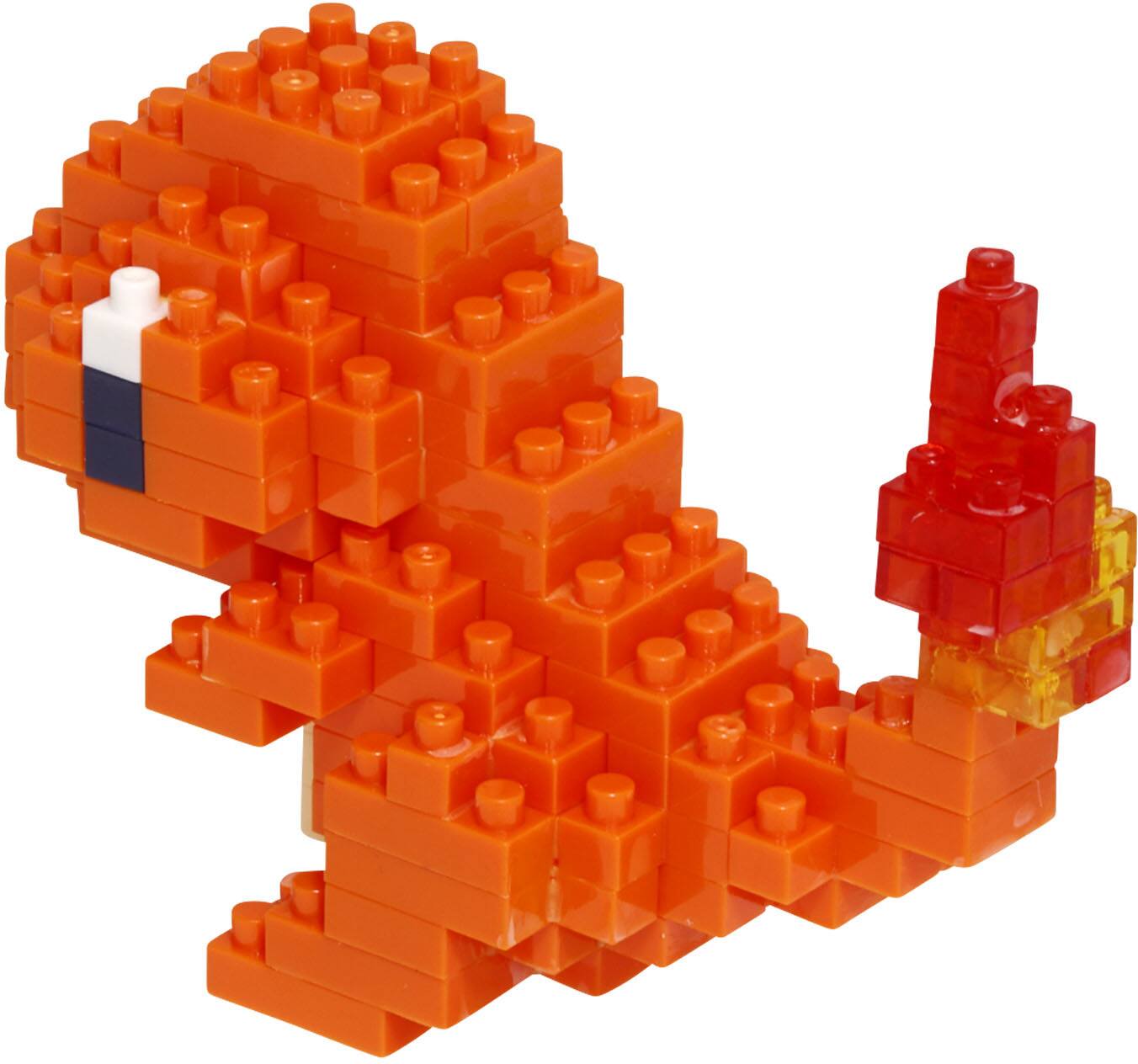Alt View 2. Bandai - Charmander - Pokémon - Nanoblock Pokémon Series 1.6" Figure.