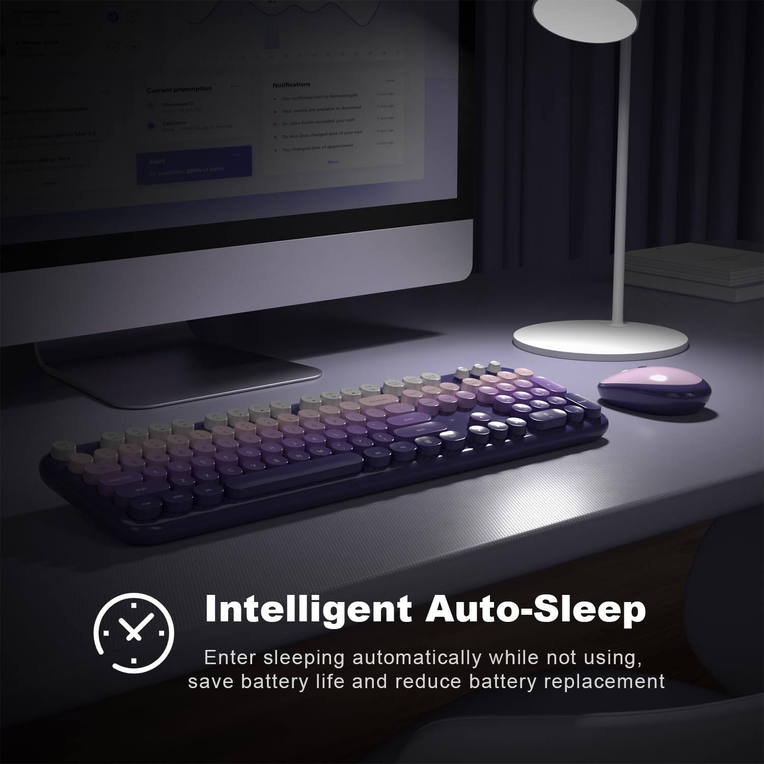 Current prescription

Notifications

Alert
Air pollution: 80% of normal

Intelligent Auto-Sleep
Enter sleeping automatically while not using, save battery life and reduce battery replacement