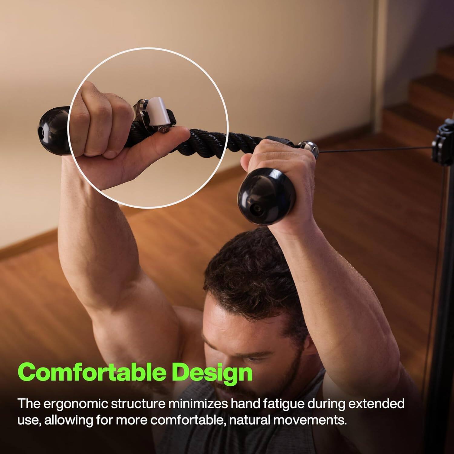 Comfortable Design  
The ergonomic structure minimizes hand fatigue during extended use, allowing for more comfortable, natural movements.